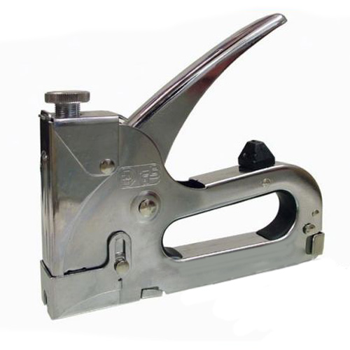 LARGE HEAVY DUTY TUV GS STAPLE GUN + 4800 STAPLES STAPLER UPHOLSTERY