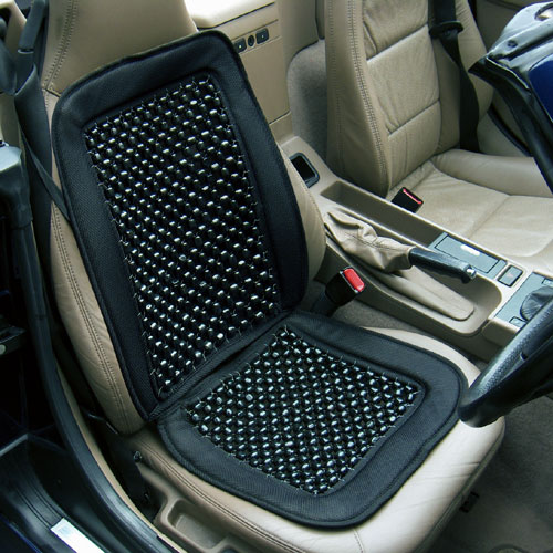 BLACK WOODEN BEAD BEADED MASSAGING CAR VAN SEAT COVER eBay