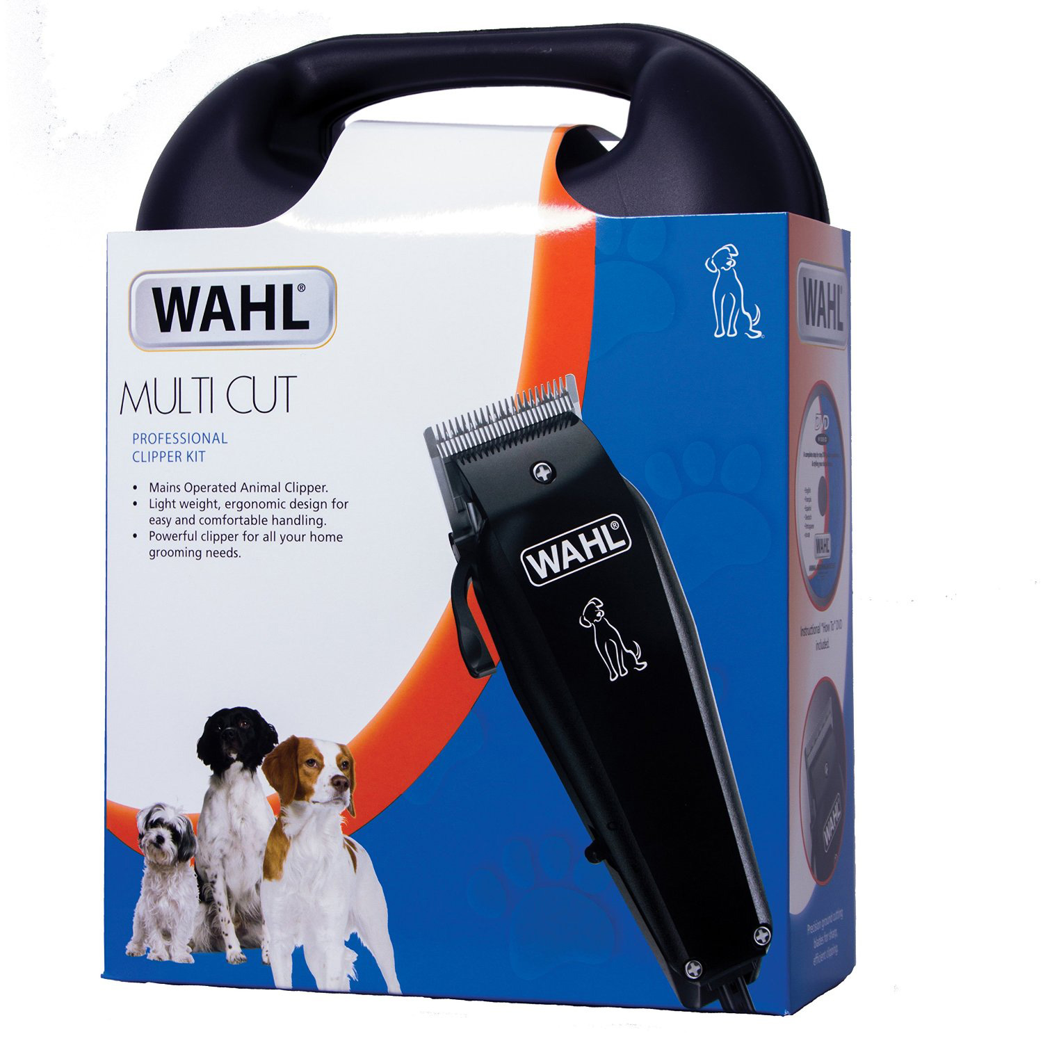 WAHL PET DOG CLIPPERS GROOMING KIT ANIMAL HAIR CLIPPER TRIMMER WITH