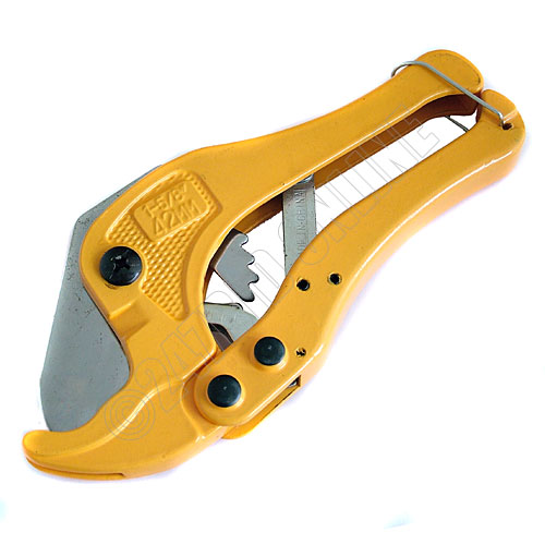42mm PVC PIPE CUTTER RATCHET CUTTING PLUMBING TOOL ABS PLASTIC TUBE CONDUIT